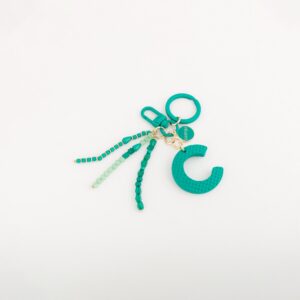 Keychain pentru femei - Puffy litere keycha